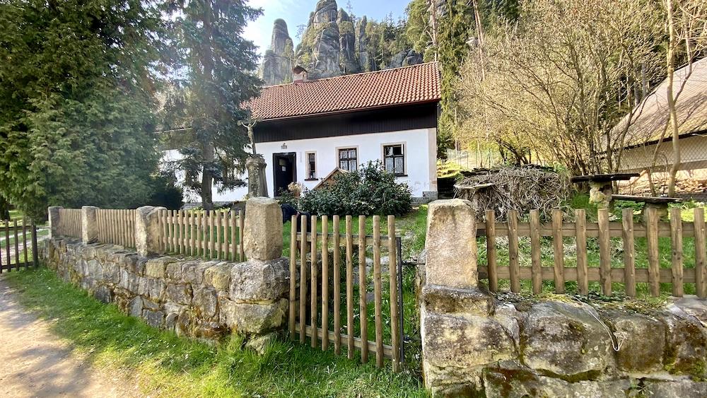 View of the cottage from the street