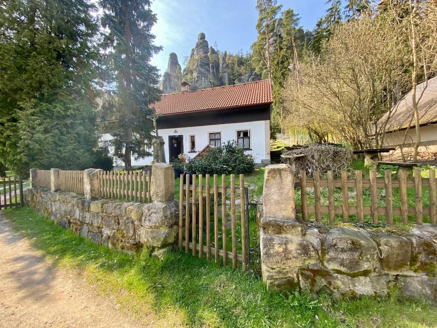 View of the cottage from the street